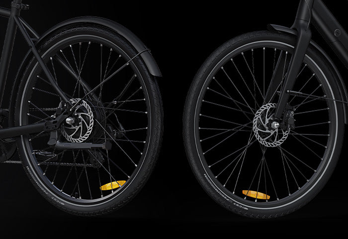 state-of-the-art dual-hydraulic (oil) disc brake system