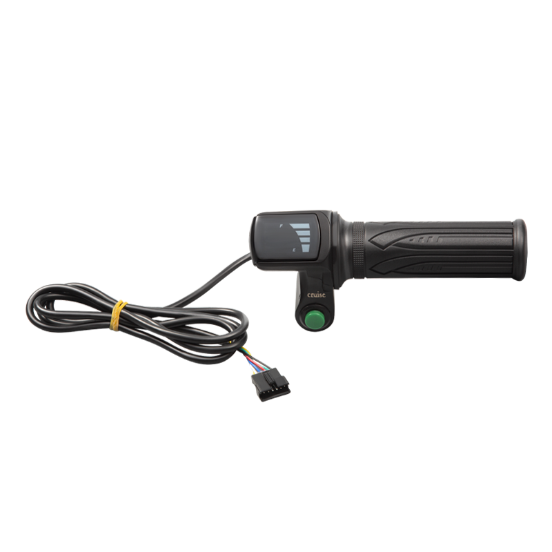 Digitale handgreep met twist throttle en bedrading voor DYU elektrische fietsen. Digitale handgreep met twist throttle en bedrading voor DYU elektrische fietsen.
