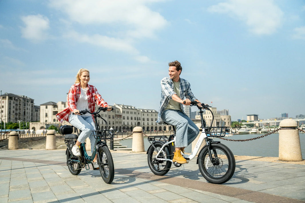 Hydraulische e-bike remmen gids met de DYU C9 langs het water