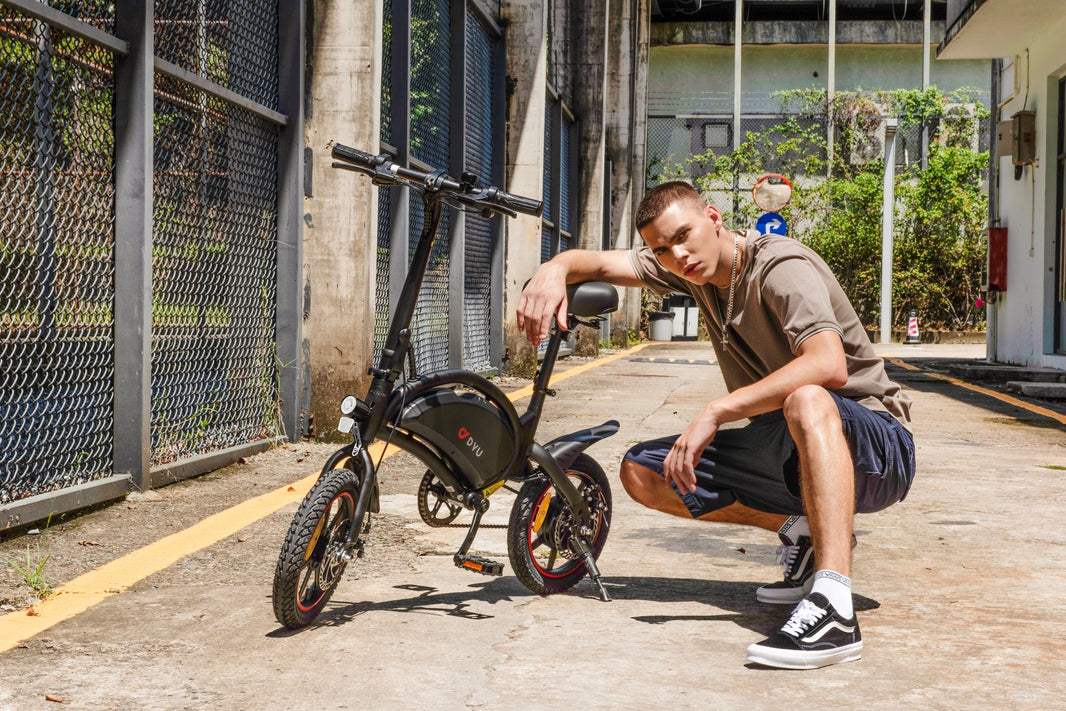 DYU D3S vouw-e-bike onderhoud voor woon-werkverkeer