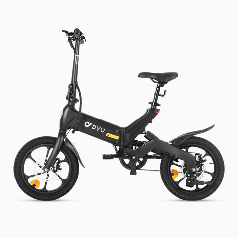 DYU A16 16 inch volledig opvouwbare elektrische fiets