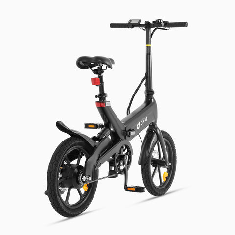 DYU A16 16 inch volledig opvouwbare elektrische fiets