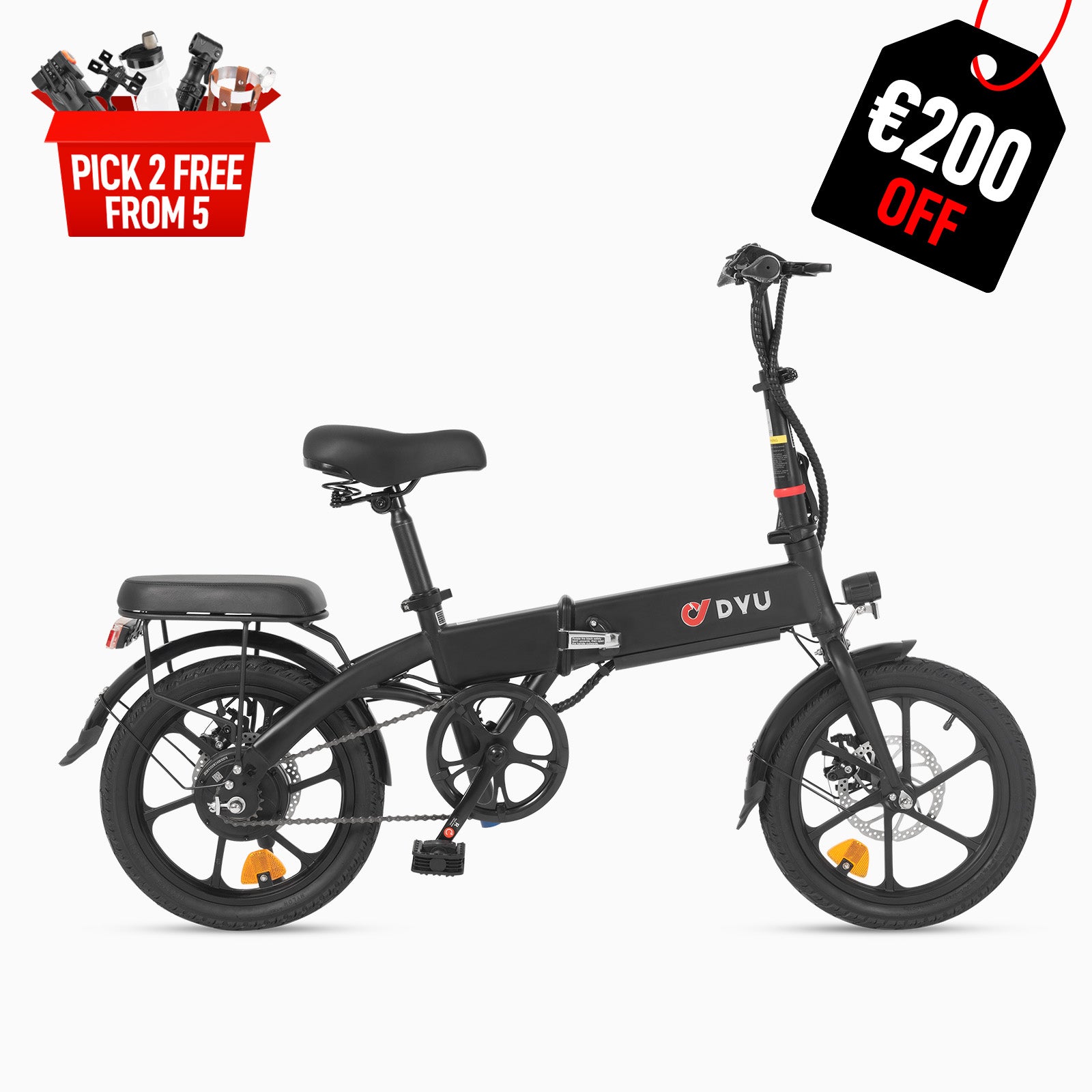 DYU A1F 16 Inch Full Folding Electric Bike