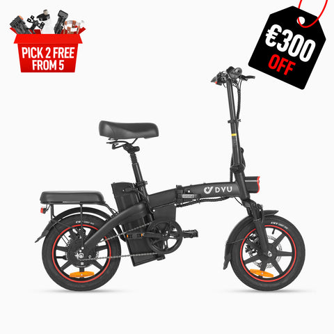 DYU A5 14 Inch Full Foldable Electric Bike