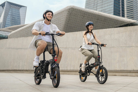 DYU A5 14 Inch Volledig Opvouwbare Elektrische Fiets