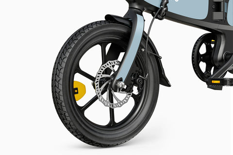 DYU C2 16 Inch Volledig Opvouwbare Elektrische Fiets