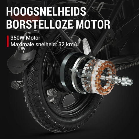 DYU C3 14 Inch Opvouwbare E-bike