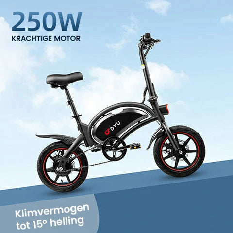 DYU D3F 14 Inch Mini Opvouwbare Elektrische Fiets