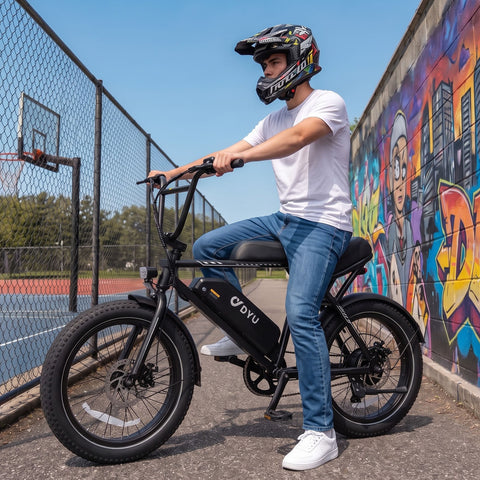 DYU UX BMX 20 Inch Fatbike Elektrische Fiets