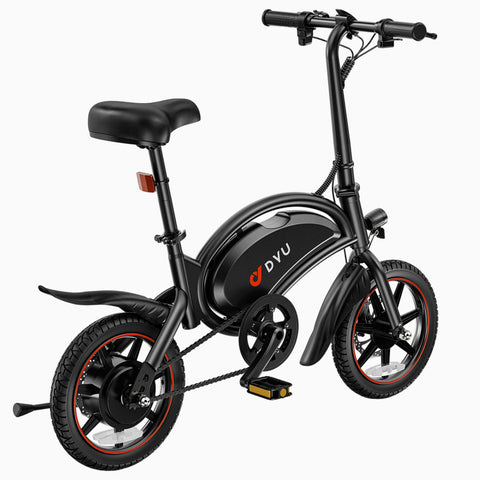 DYU D3S 14 Inch Mini Opvouwbare Elektrische Fiets