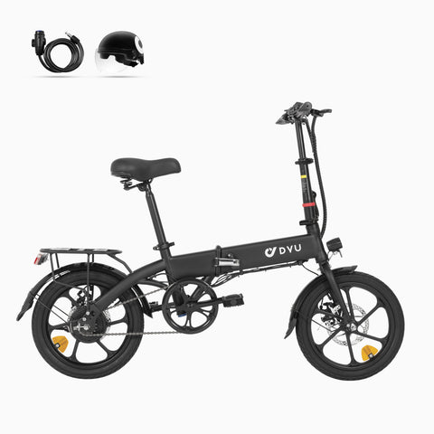 DYU A1F 16 Inch Volledig Opvouwbare Elektrische Fiets