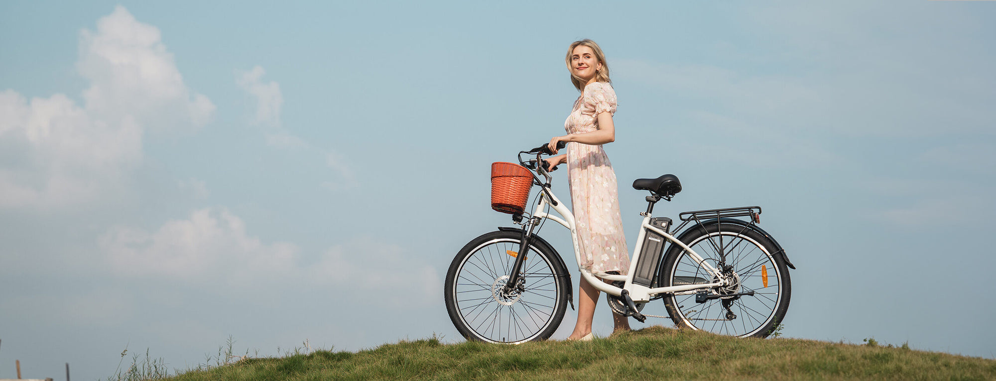 stijlvolle dames e-bike voor woon-werkverkeer