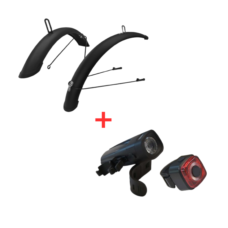 SP1 Spatborden Set (Voor & Achter) + Verlichtingsset