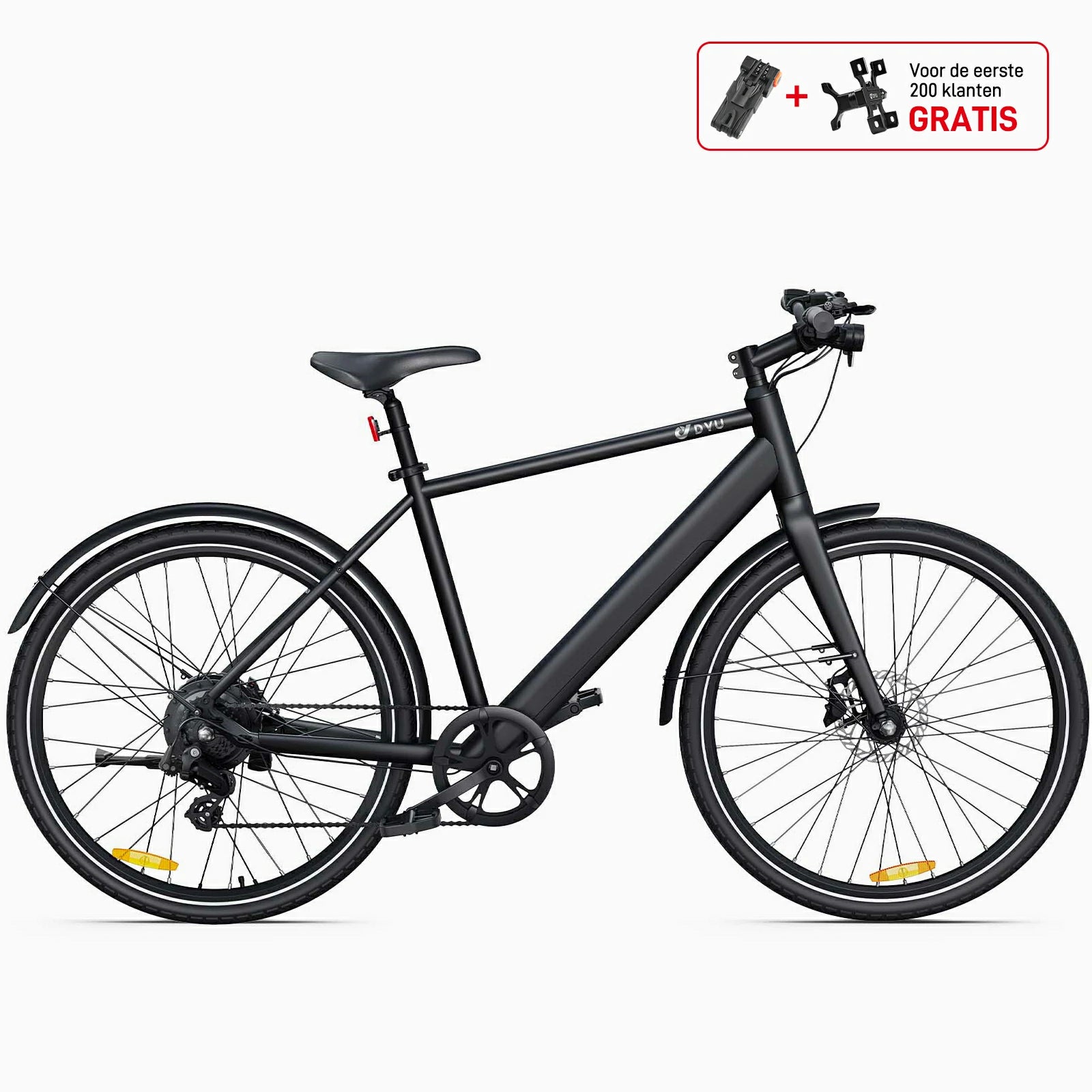 DYU Stroll 1 700C Stads-E-bike