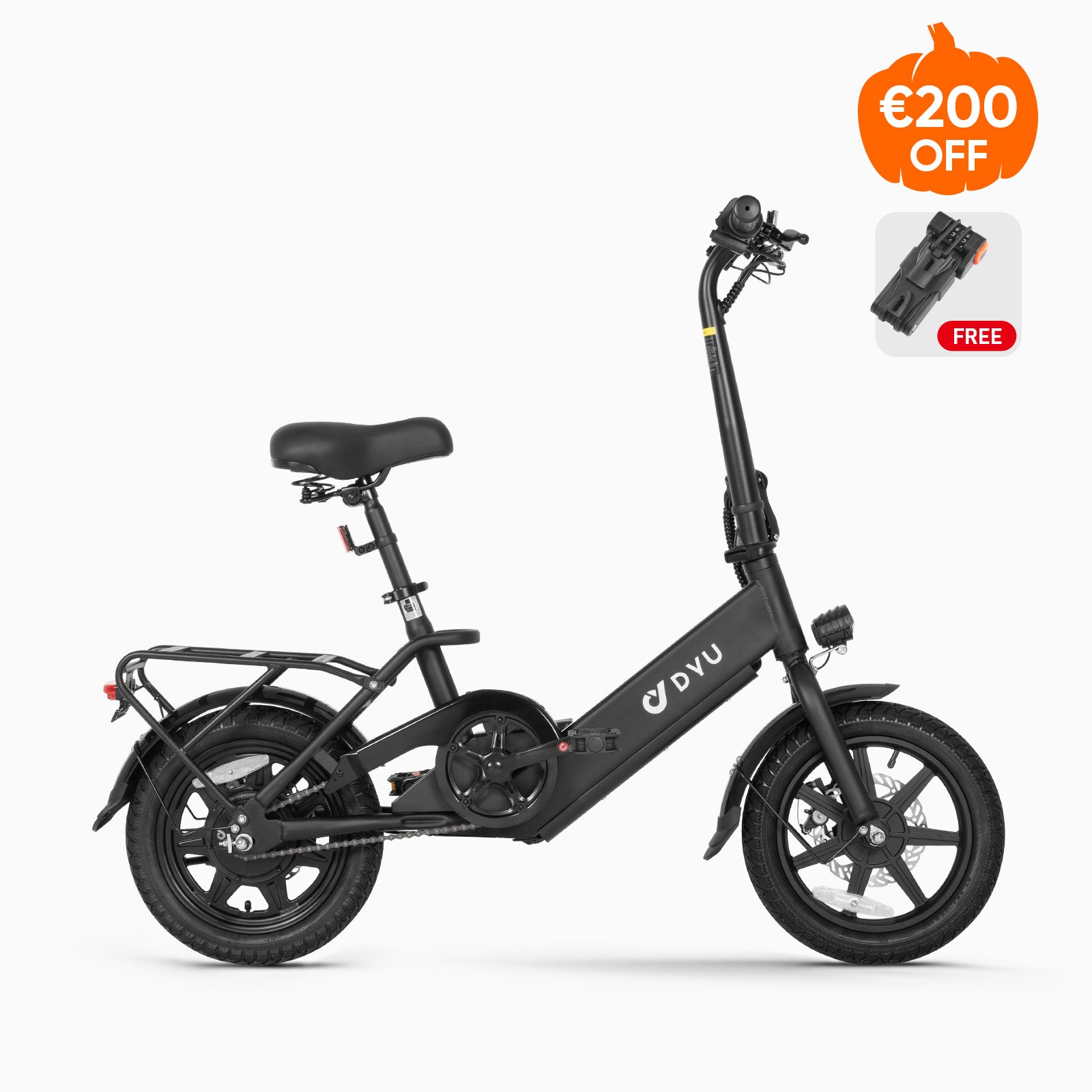 DYU C3 14 Inch Folding Ebike