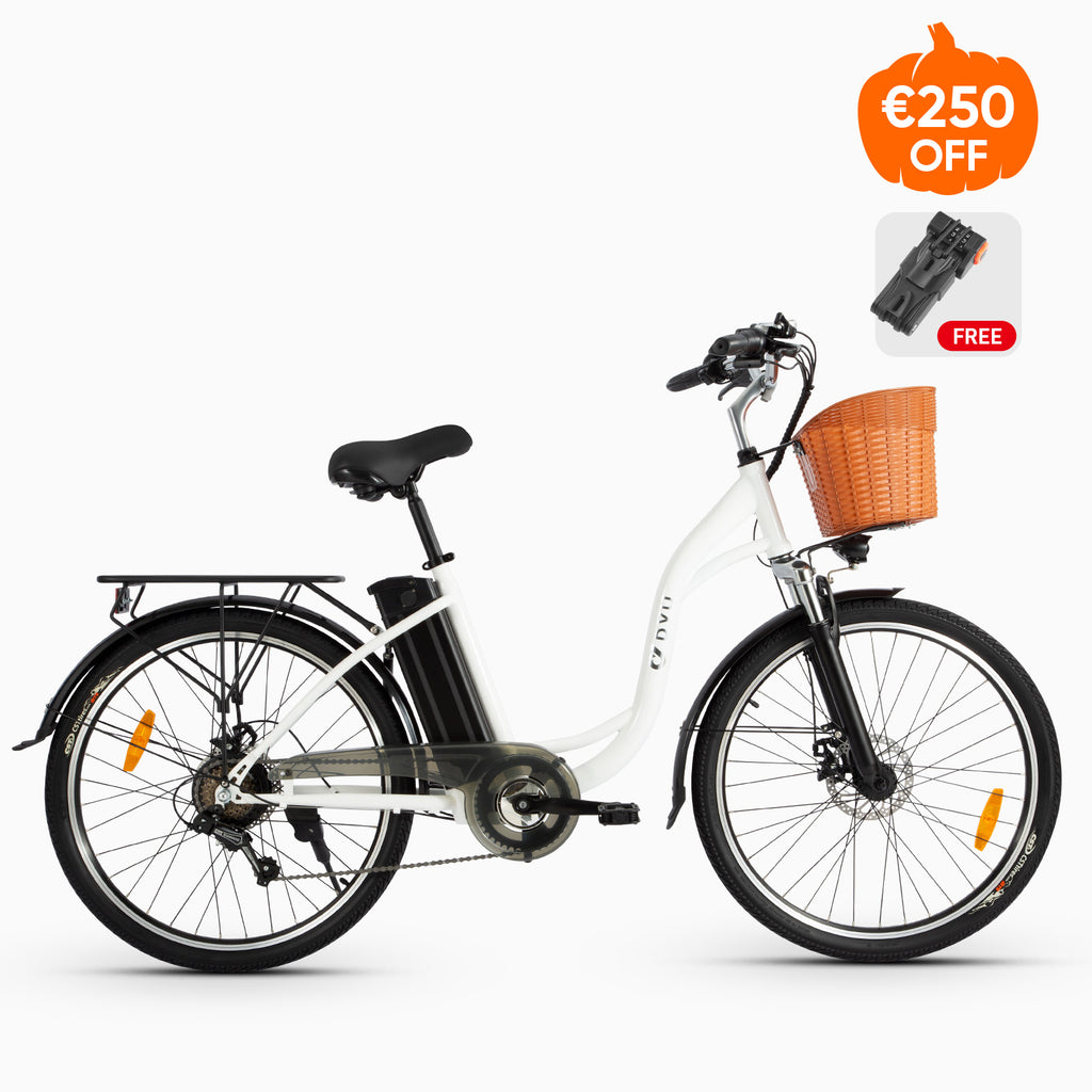 DYU C6 26 inch elektrische stadsfiets