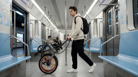 DYU SP1 20" Opvouwbare E-bike met Verwijderbare Powerbank