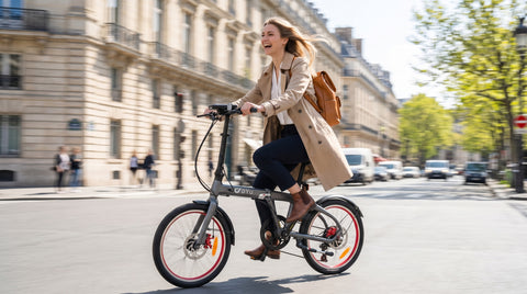 DYU SP1 20" Opvouwbare E-bike met Verwijderbare Powerbank