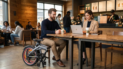 DYU SP1 20" Opvouwbare E-bike met Verwijderbare Powerbank