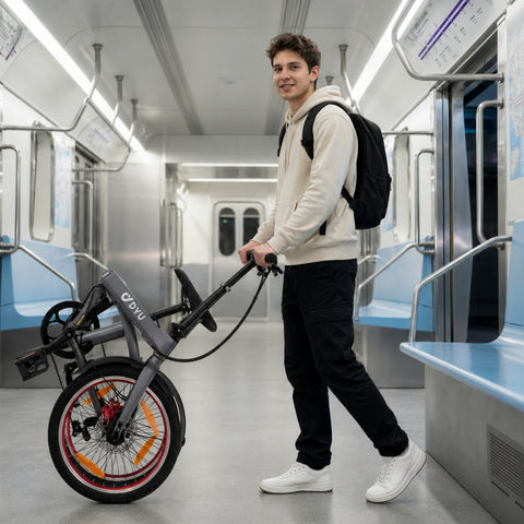 DYU SP1 20" Opvouwbare E-bike met Verwijderbare Powerbank