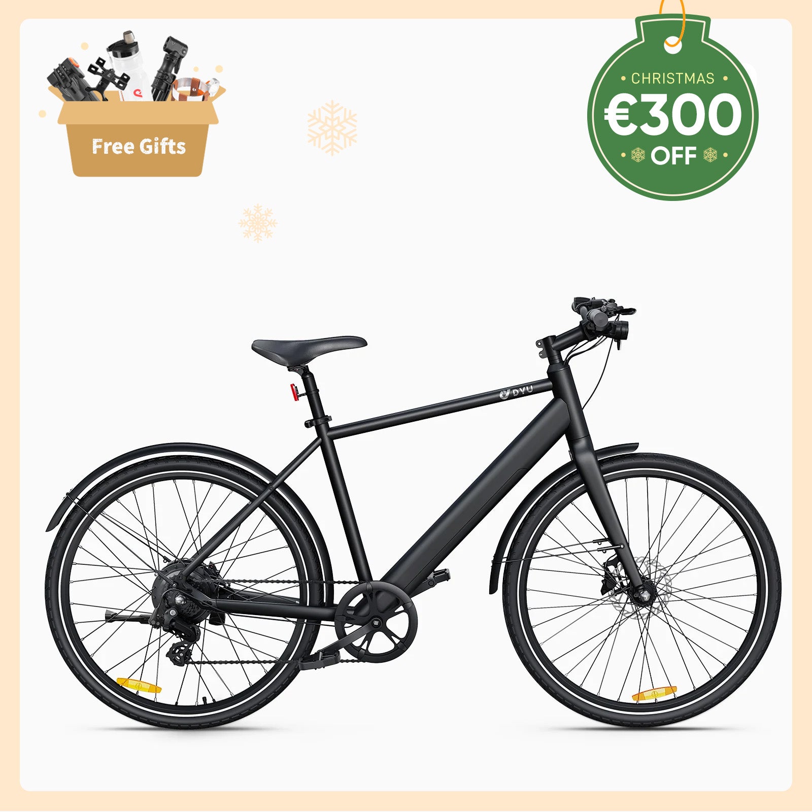 DYU Stroll 1 700C Stads Elektrische Fiets